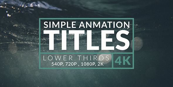 40 Animation TitlesLower - VideoHive 18262377