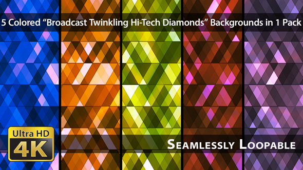 Broadcast Twinkling Hi-Tech Diamonds - Pack 01