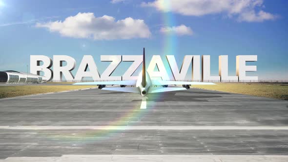Commercial Airplane Landing Capitals And Cities   Brazzaville