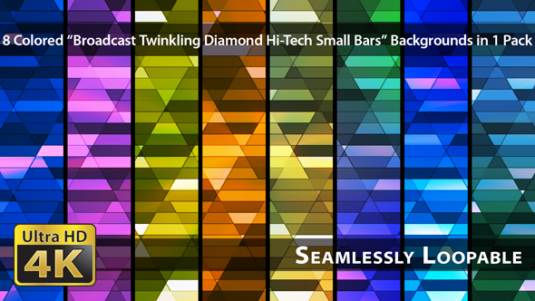 Broadcast Twinkling Diamond Hi-Tech Small Bars - Pack 01