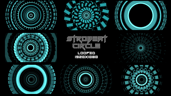 Strobeat Circle Background VJ Pack alt