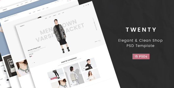 Twenty- ElegantClean Shop - ThemeForest 18273907