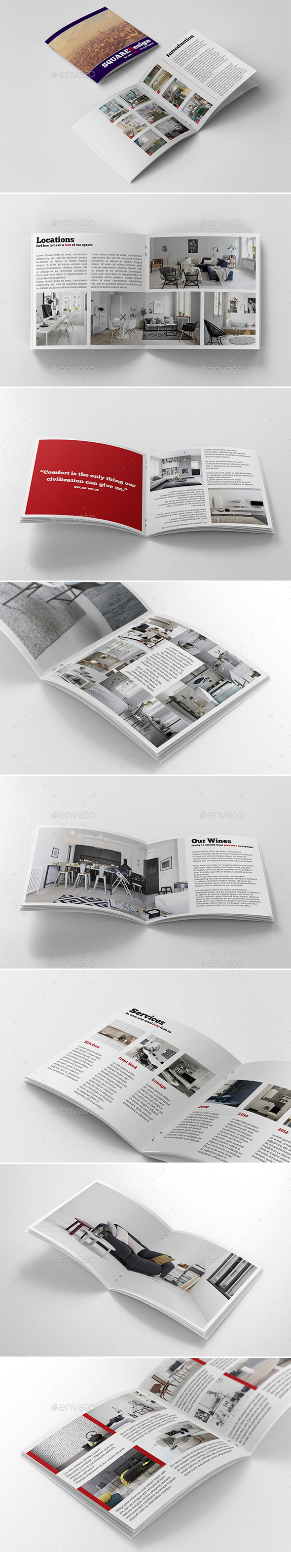 Square Design Booklet - Catalogs Brochures