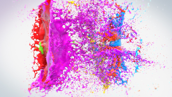 Colorful Splash Logo - VideoHive 18279130
