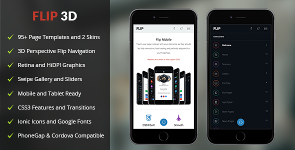 Flip 3D | PhoneGap & Cordova Mobile App - 12