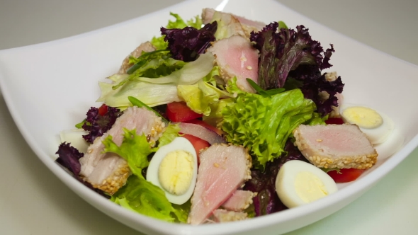 Tuna Salad in the Dish