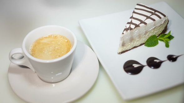Coffee and Cheese Cake