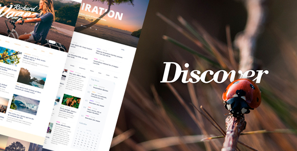 Discover - TravelLifestyle - ThemeForest 18295010