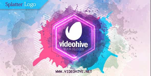 Splatter Logo - VideoHive 18298248