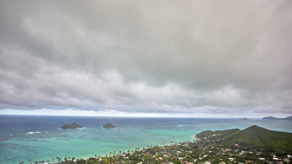 Lanikai Beach And Mokulua Islands, O'ahu, Hawai'i