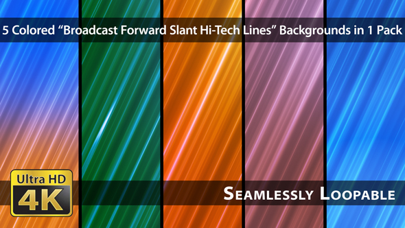 Broadcast Forward Slant Hi-Tech Lines - Pack 04, Motion Graphics ...