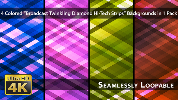 Broadcast Twinkling Diamond Hi-Tech Strips - Pack 01