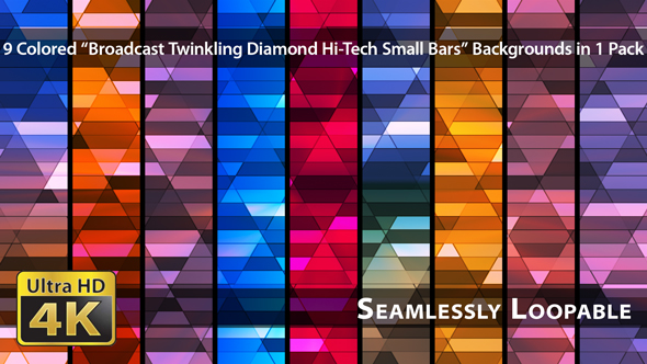 Broadcast Twinkling Diamond Hi-Tech Small Bars - Pack 02