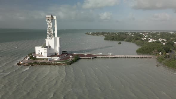 Lateral view of Chetumal at morning alt