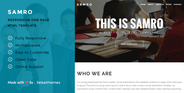 Samro - Responsive - ThemeForest 18307175