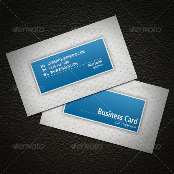 Blue Business Card - Corporate Business Cards