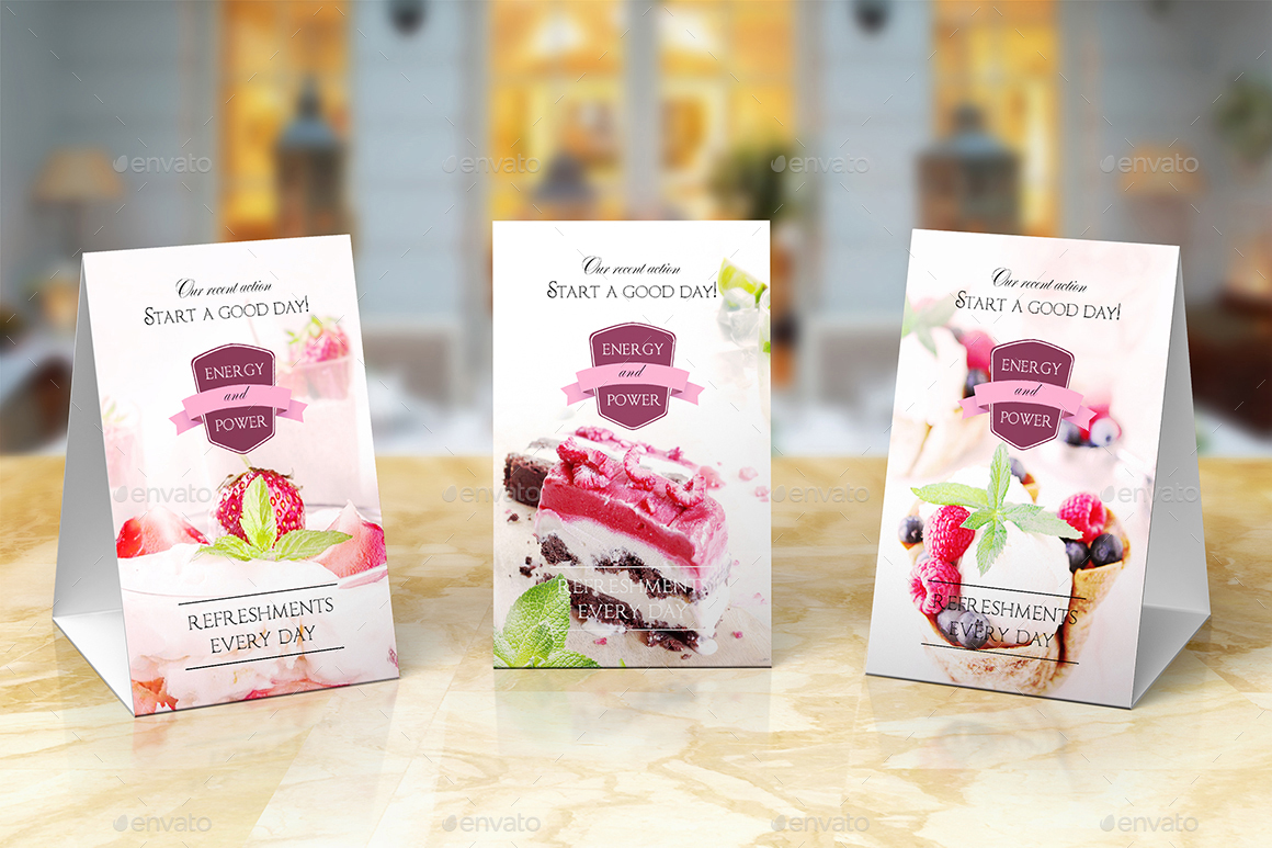 Promotional Table Talkers Mockup�s Bundle by