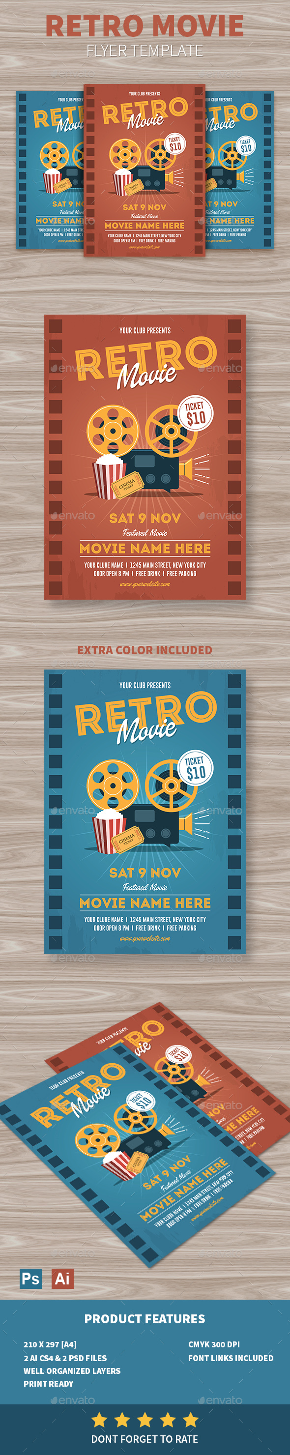 Retro Movie Flyer