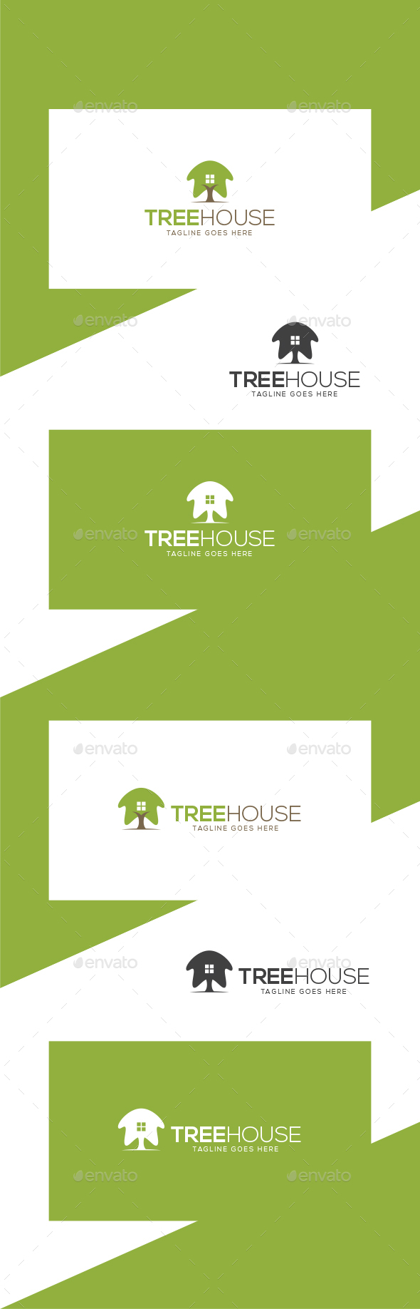 TreeHouse Logo Template - Nature Logo Templates