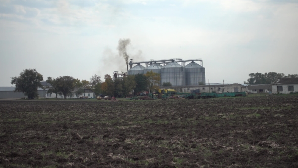 Agricultural Warehouse Outdoor Landscape