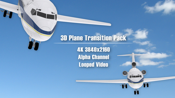 3D Plane Transition Pack alt