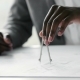 Young Black Architect Working On Construction Blueprint - VideoHive Item for Sale