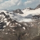Snowy Peaks Mountain Aerial Shot - VideoHive Item for Sale