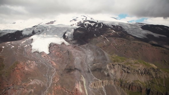 Beautiful Mountain Landscape. Mount Elbrus alt
