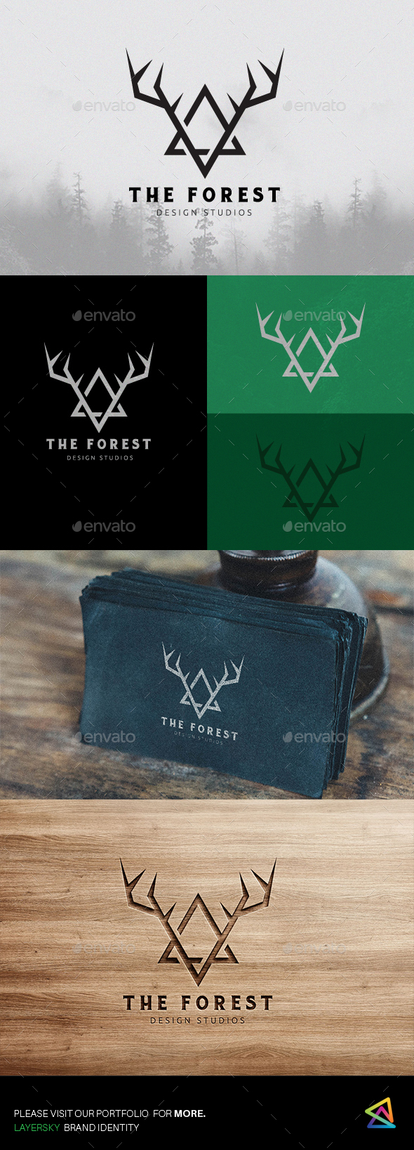 The Forest Logo - Animals Logo Templates