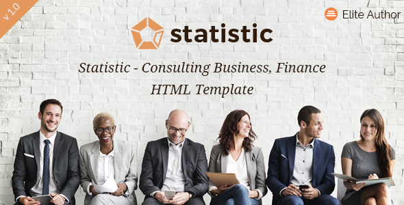 Statistic – Consulting Business, Finance HTML5 Template