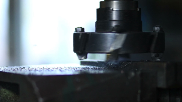 Rotating Head With Drilling Machine Bits And Tools alt