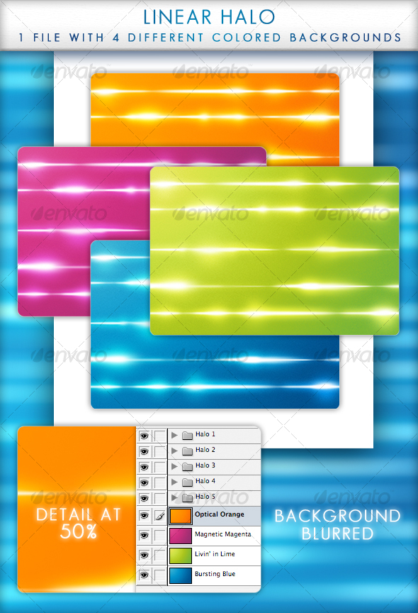 Linear Halo - Abstract Backgrounds