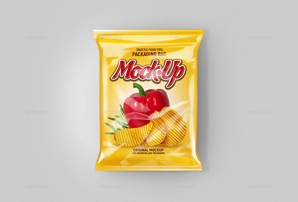 Download Transparent Foil Pouch Packaging Mock-Up by tirapir ...