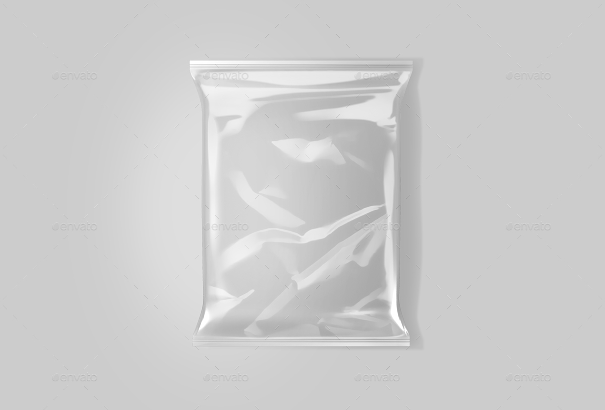 Download Transparent Foil Pouch Packaging Mock-Up by tirapir | GraphicRiver