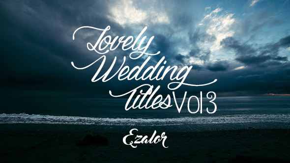 Lovely Wedding Titles - VideoHive 18152153