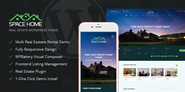 Space Home - Real Estate WordPress Theme - Real Estate WordPress