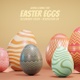 Easter Eggs Color 3D Background - VideoHive Item for Sale