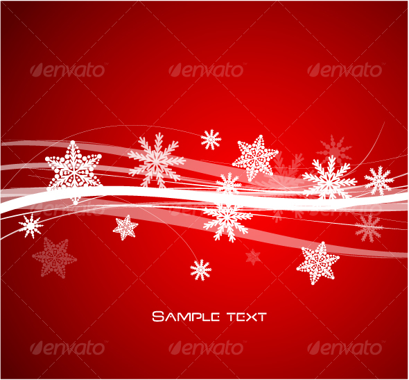 Snowflakes design - New Year Seasons/Holidays
