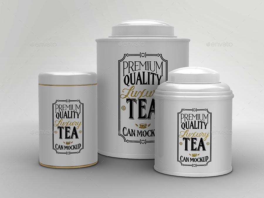 Download Round Luxury Tea Tin Cans Packaging Mock Ups by ina717 ...