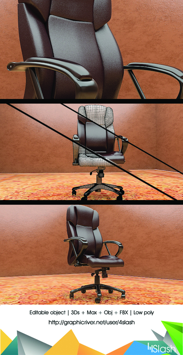 3d Classic Chair - 3Docean 18360519