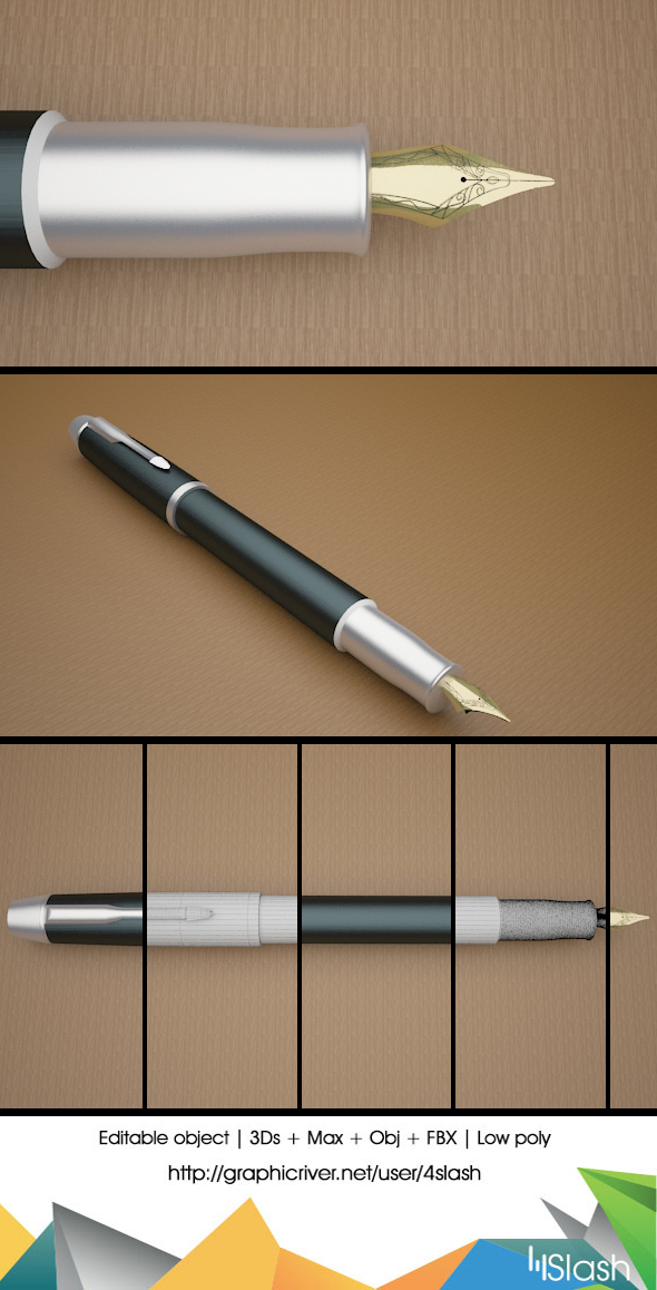 3d Pen Nib - 3Docean 18360650