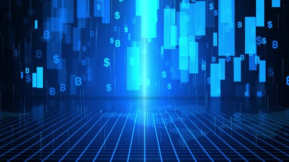 Stock market or forex trading graph. Chart in financial market financial investment and economic. alt