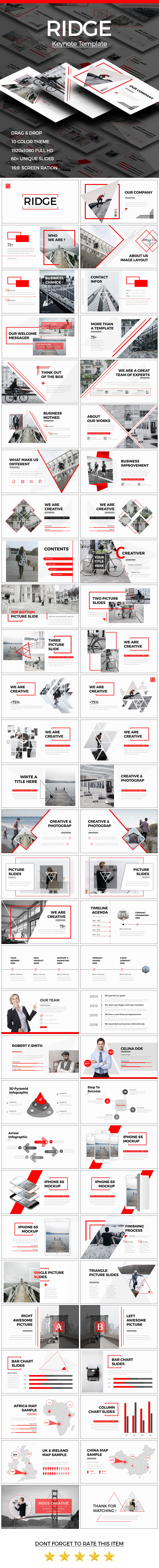 RIDGE - CREATIVE Keynote Template - Creative Keynote Templates
