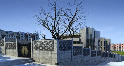 The garden wall of the UAE