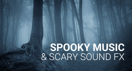 spooky music scary sound effects on audiojungle