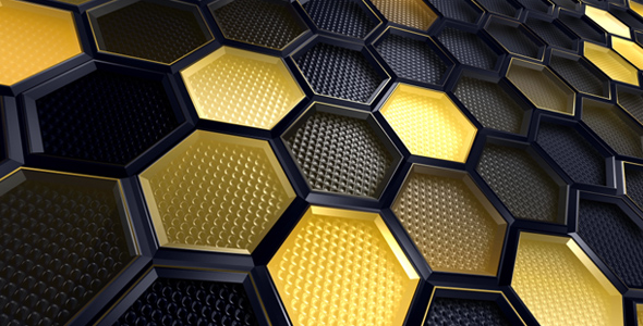 Hexagons Tech Background alt