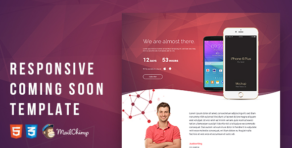 Wondrous Responsive Coming Soon Template