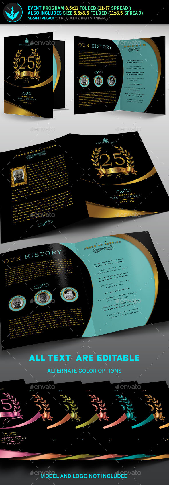 souvenir booklet template download