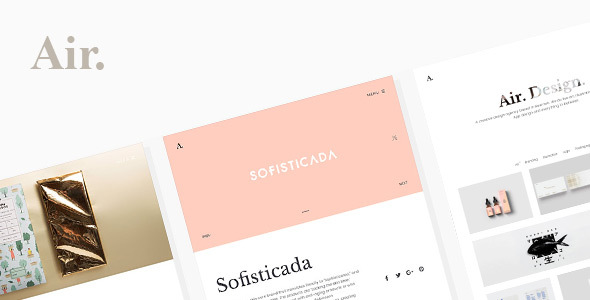 Air. Lightweight Portfolio WordPress Theme - Portfolio Creative