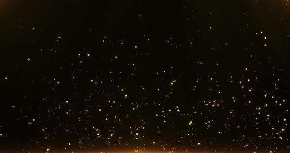Abstract Luxury Gold Particles